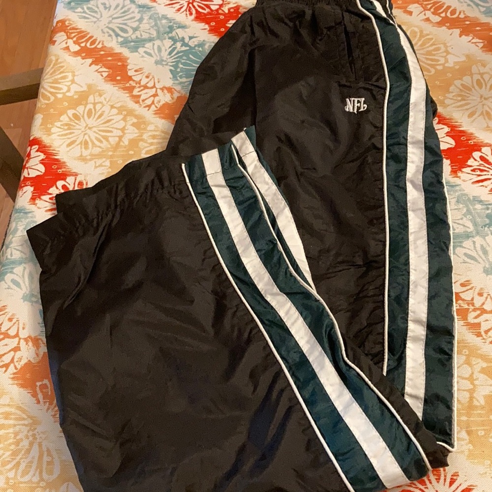 NFL Boys pants Windbreaker Pants warmup athletic excellent preowned 16 18 youth